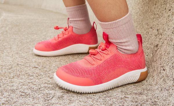 Big Kids' KNX Knit Sneaker | Dubarry/Star White