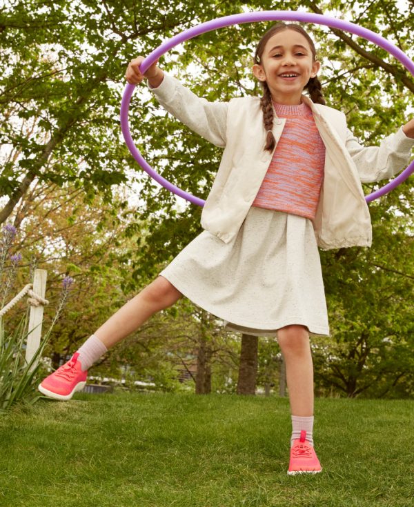 Big Kids' KNX Knit Sneaker | Dubarry/Star White