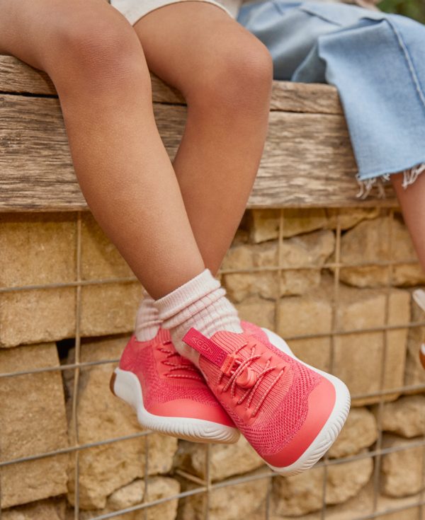Big Kids' KNX Knit Sneaker | Dubarry/Star White
