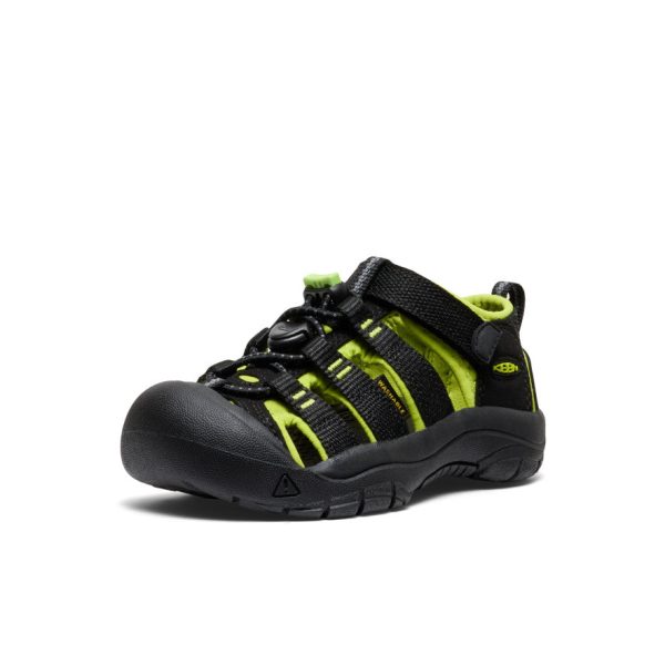Little Kids' Newport H2 | Black/Lime Green