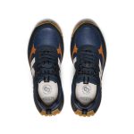 Women's KS86 Leather Sneaker | Sky Captain/Birch