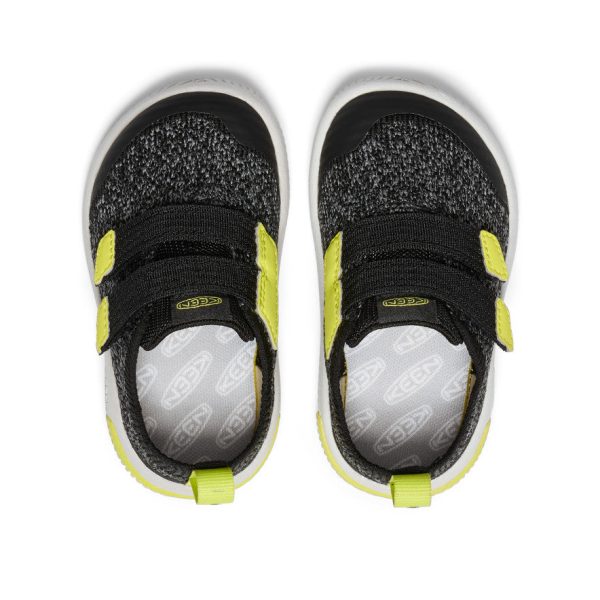 Toddlers' KNX Knit Double Strap | Black/Evening Primrose