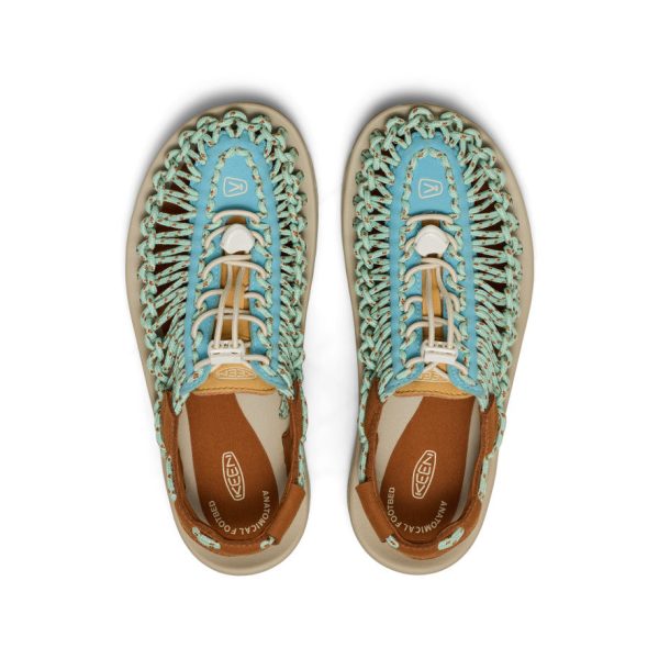 Women's UNEEK Sneaker  |  Milky Blue/Roasted Pecan
