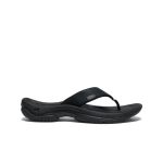Men's Kona Leather Flip-Flop | Black/Steel Grey