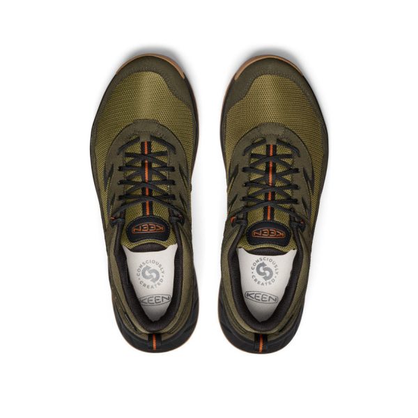 Men's Hightrail Waterproof Hiking Shoe  |  Winter Moss/Gold Flame