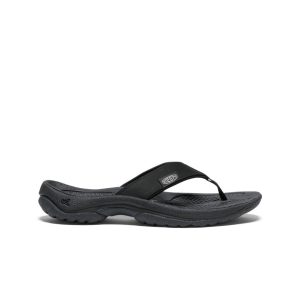 Women's Kona Leather Flip-Flop | Black/Vapor