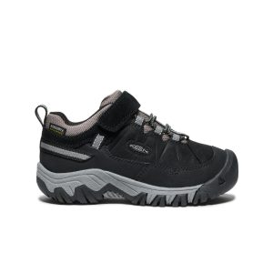 Little Kids' Targhee IV Waterproof Hiking Shoe | Black/Steel Grey