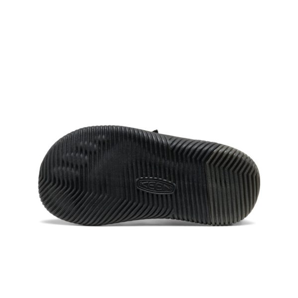 Little Kids' KNX Leather Sneaker | Triple Black