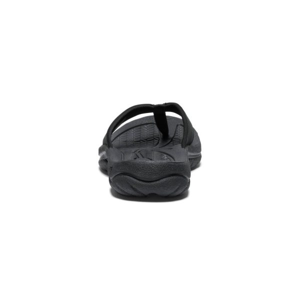Women's Kona Leather Flip-Flop  |  Black/Vapor