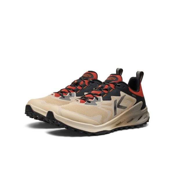 Men's Zionic NXT Waterproof Hiking Shoe | Safari/Red Ochre