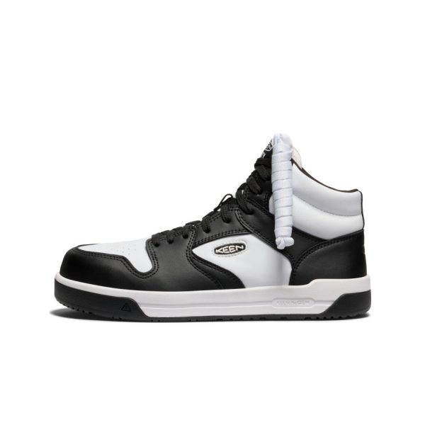 Men's Overton Mid Work Shoe (Carbon Toe)  |  Star White/Black