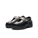 All Gender UNEEK PLT Mary Jane Sneaker | Silver/Black
