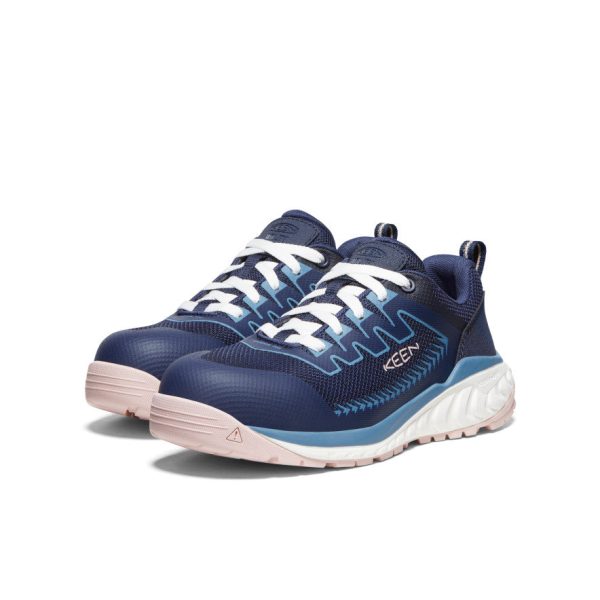 Women's Arvada Work Sneaker (Carbon Toe) | Naval Academy/Peach Whip