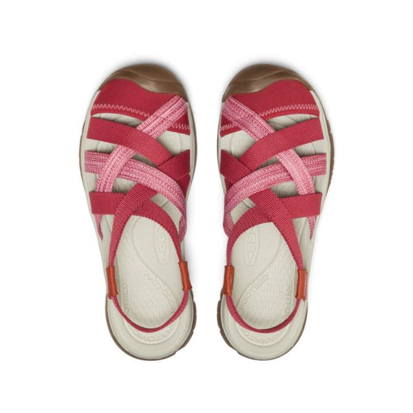 Women's Whisper Lattice Sandal | Garnet/Burnt Brick