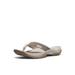 Women's Kona Leather Flip-Flop | Brindle/Silver Birch