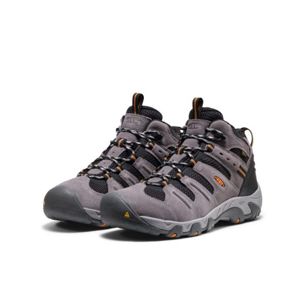 Men's Headout Waterproof Hiking Boot  |  Magnet/Orange Pepper