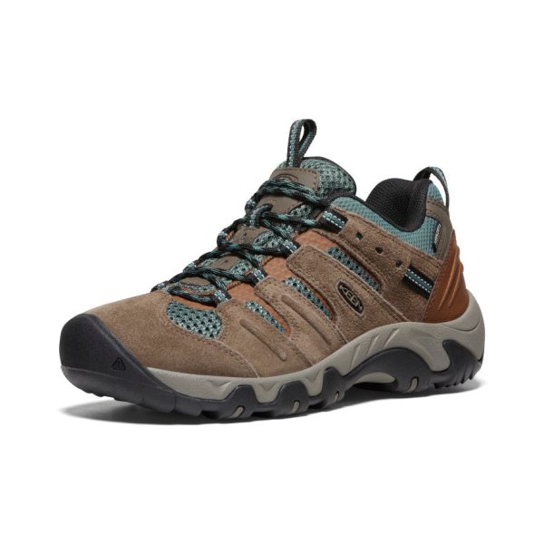 Women's Headout Waterproof Hiking Shoe | Shitake/Dark Forest