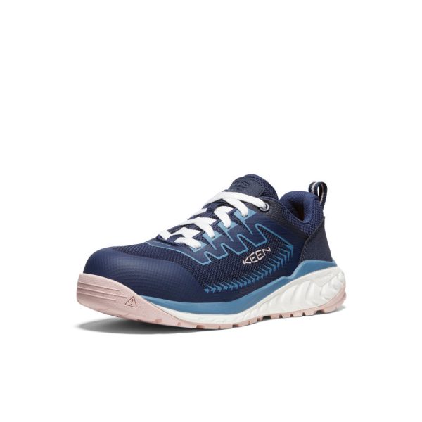 Women's Arvada Work Sneaker (Carbon Toe) | Naval Academy/Peach Whip