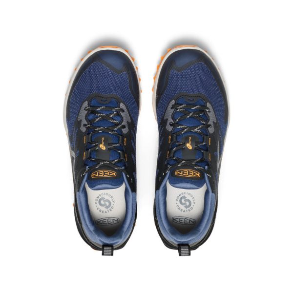 Men's Zionic NXT Waterproof Hiking Shoe  |  Naval Academy/Bright Marigold