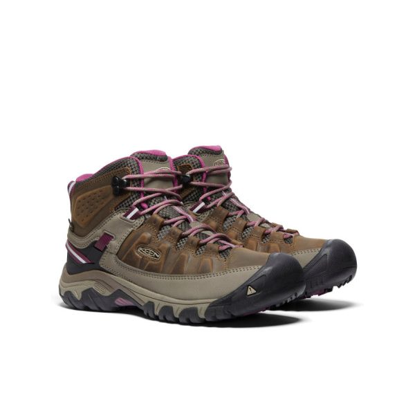 Women's Targhee III Waterproof Mid | Weiss/Boysenberry