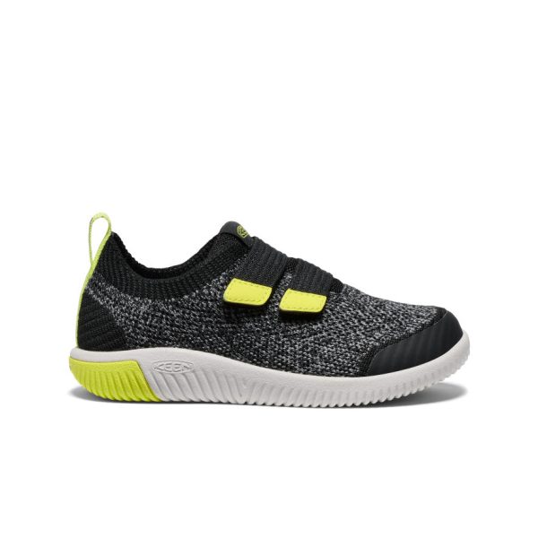 Little Kids' KNX Knit Double Strap | Black/Evening Primrose