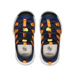 Little Kids' Motozoa Sneaker | Naval Academy/Bright Marigold